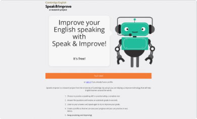 Speak & Improve (Cambridge)